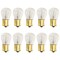 10PK - GE 36906 2233 - 21W S8 28V BA15s CC-8 Miniature Aircraft Low Voltage Bulb